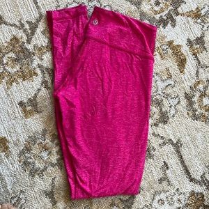 Lululemon full length leggings size 6 pink